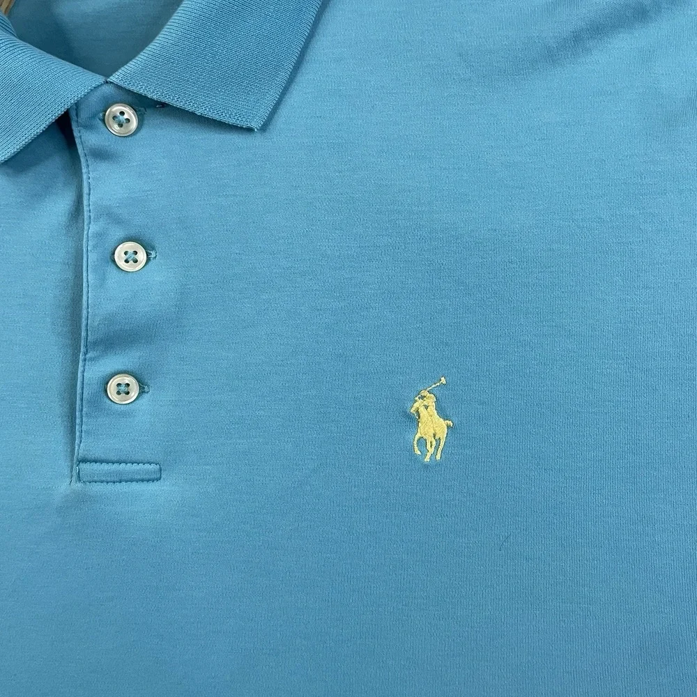 Polo Ralph Lauren Men's L Polo Shirt‎ Classic Fit Blue